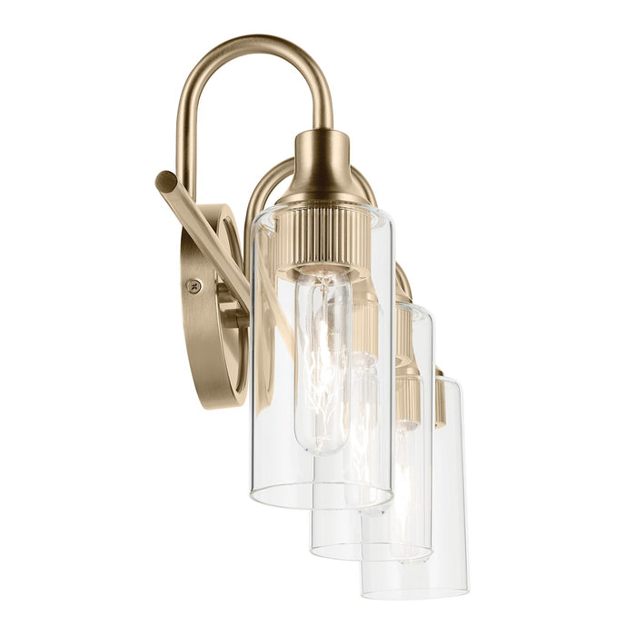 Kichler 55211CPZ Three Light Bath, Champagne Bronze