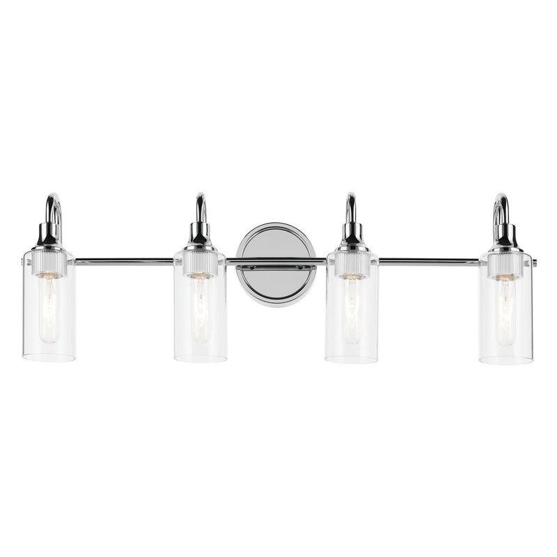 Kichler 55212CH Four Light Bath, Chrome