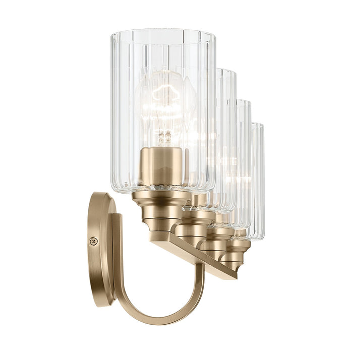 Kichler 55227CPZFLU Four Light Bath, Champagne Bronze