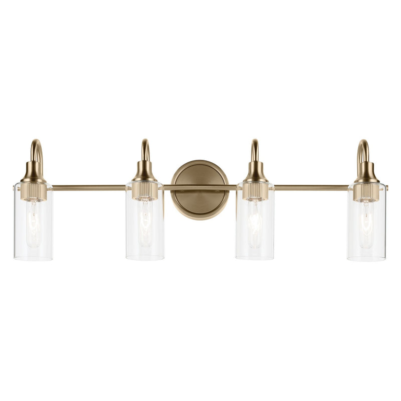 Kichler 55212CPZ Four Light Bath, Champagne Bronze