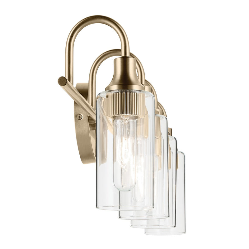 Kichler 55212CPZ Four Light Bath, Champagne Bronze
