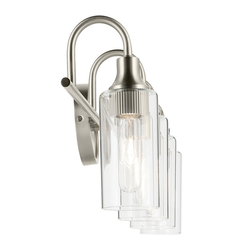 Kichler 55212NI Four Light Bath, Brushed Nickel