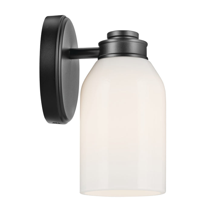 Kichler 55200BK One Light Wall Sconce, Black