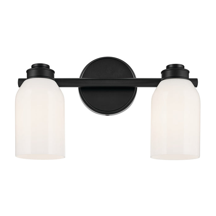 Kichler 55201BK Two Light Bath, Black