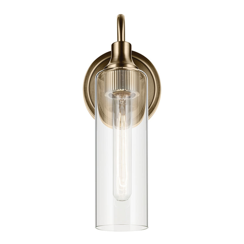 Kichler 55209CPZ One Light Wall Sconce, Champagne Bronze