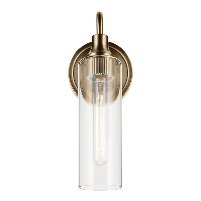 Kichler 55209CPZ One Light Wall Sconce, Champagne Bronze