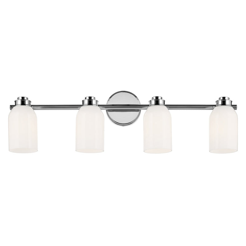 Kichler 55203CH Four Light Bath, Chrome