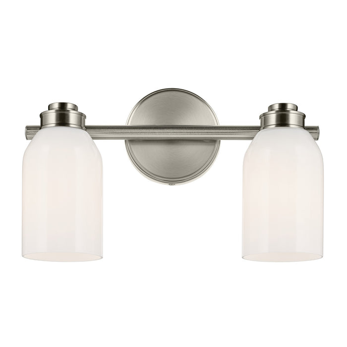 Kichler 55201NI Two Light Bath, Brushed Nickel