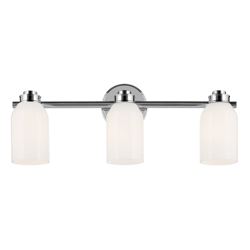 Kichler 55202CH Three Light Bath, Chrome