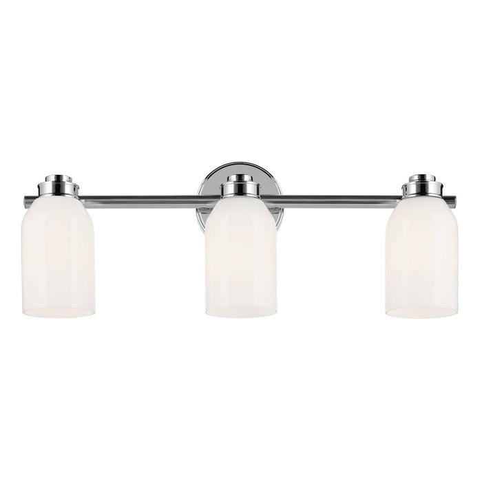 Kichler 55202CH Three Light Bath, Chrome