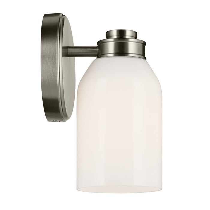 Kichler 55200NI One Light Wall Sconce, Brushed Nickel