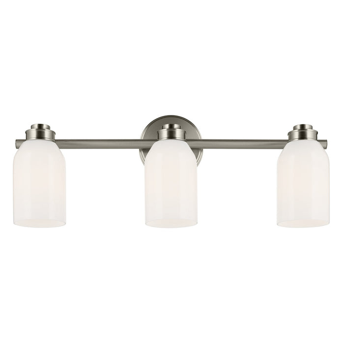 Kichler 55202NI Three Light Bath, Brushed Nickel