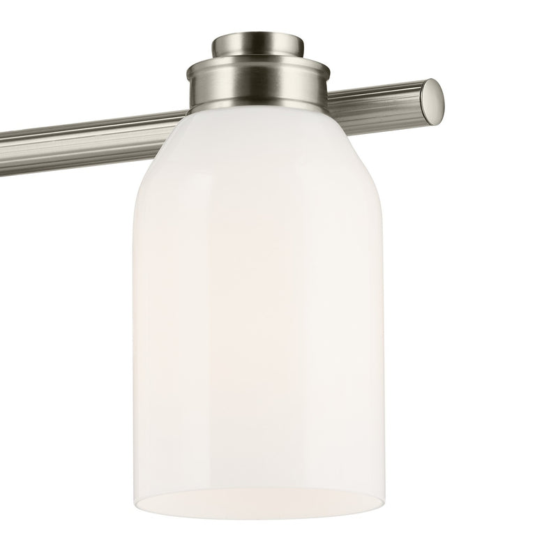 Kichler 55202NI Three Light Bath, Brushed Nickel