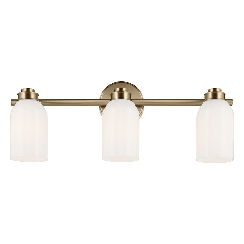 Kichler 55202CPZ Three Light Bath, Champagne Bronze