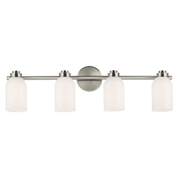 Kichler 55203NI Four Light Bath, Brushed Nickel