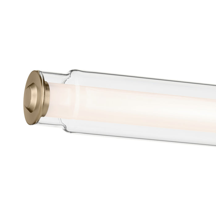 Kichler 55238CPZLED LED Linear Bath, Champagne Bronze