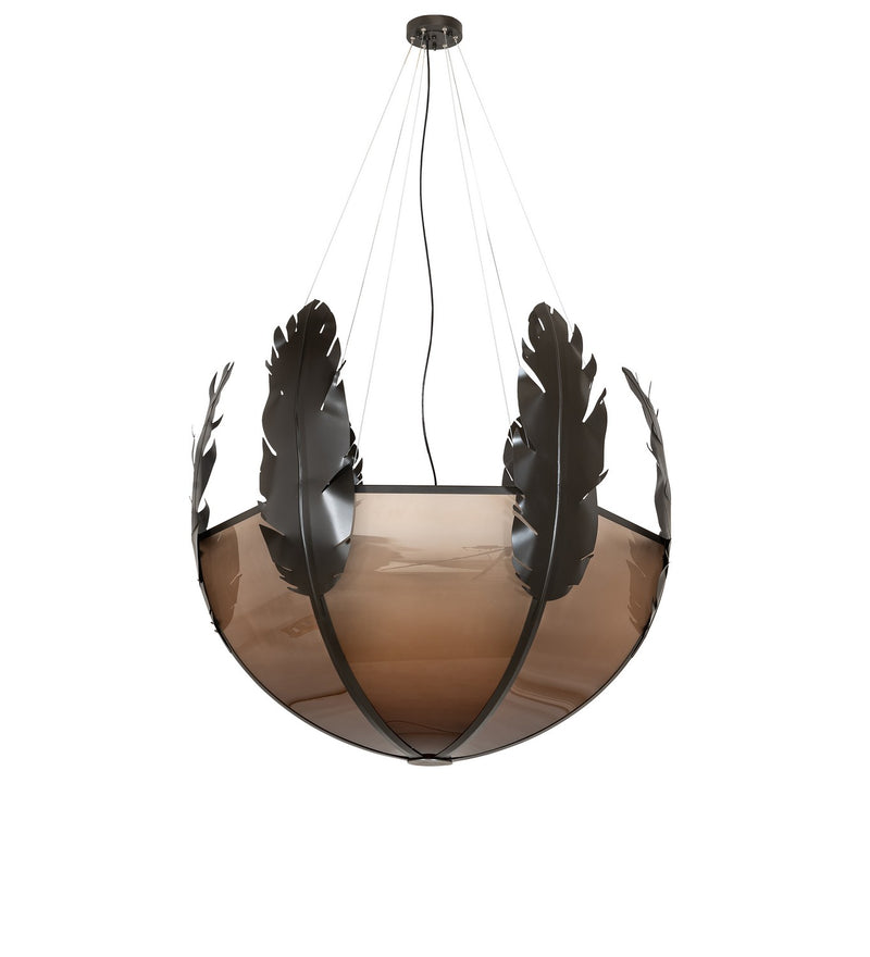 Meyda Tiffany 256600 LED Pendant, Statuary Bronze Metallic
