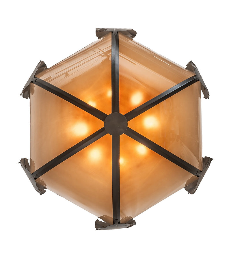 Meyda Tiffany 256600 LED Pendant, Statuary Bronze Metallic