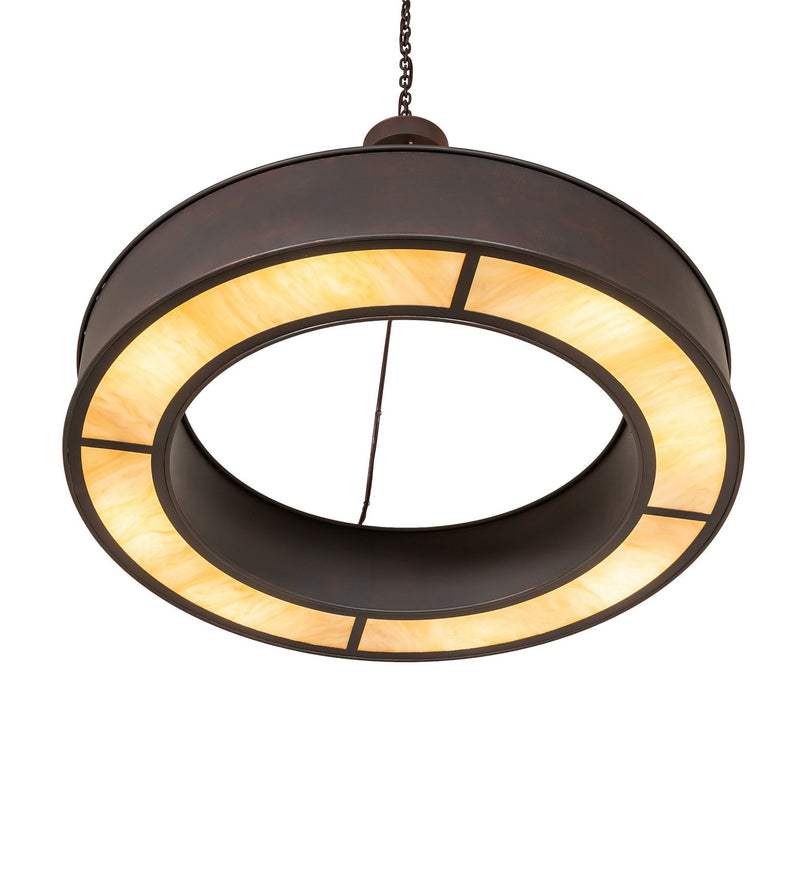 Meyda Tiffany 263084 Eight Light Chandelier, Copper Metallic/Black Cherry