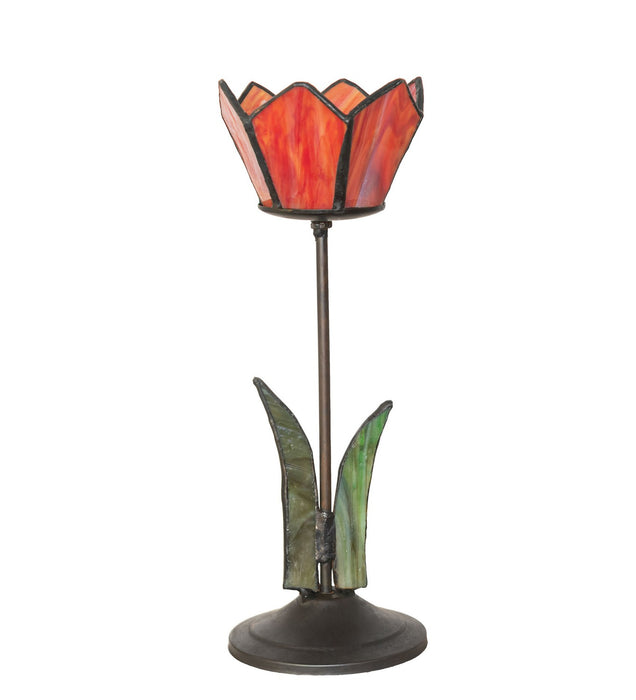 Meyda Tiffany 265194 Tealight Holder, Craftsman Brown