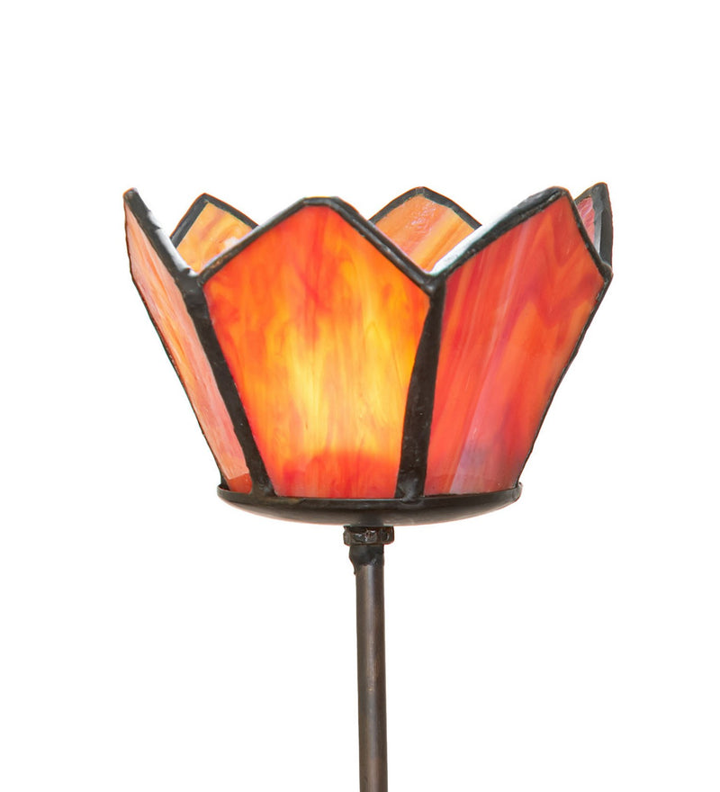 Meyda Tiffany 265194 Tealight Holder, Craftsman Brown