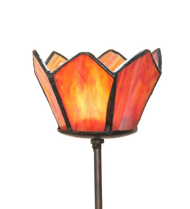 Meyda Tiffany 265194 Tealight Holder, Craftsman Brown