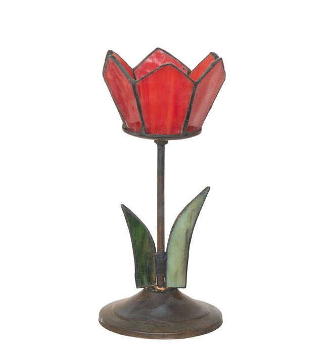 Meyda Tiffany 265197 Tealight Holder, Craftsman Brown