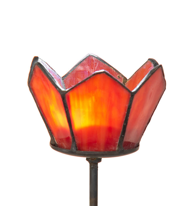 Meyda Tiffany 265197 Tealight Holder, Craftsman Brown