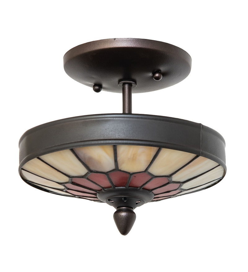 Meyda Tiffany 270315 Three Light Semi-Flushmount