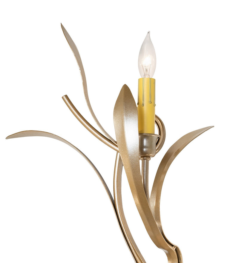 Meyda Tiffany 273540 Five Light Wall Sconce, Champagne Metallic