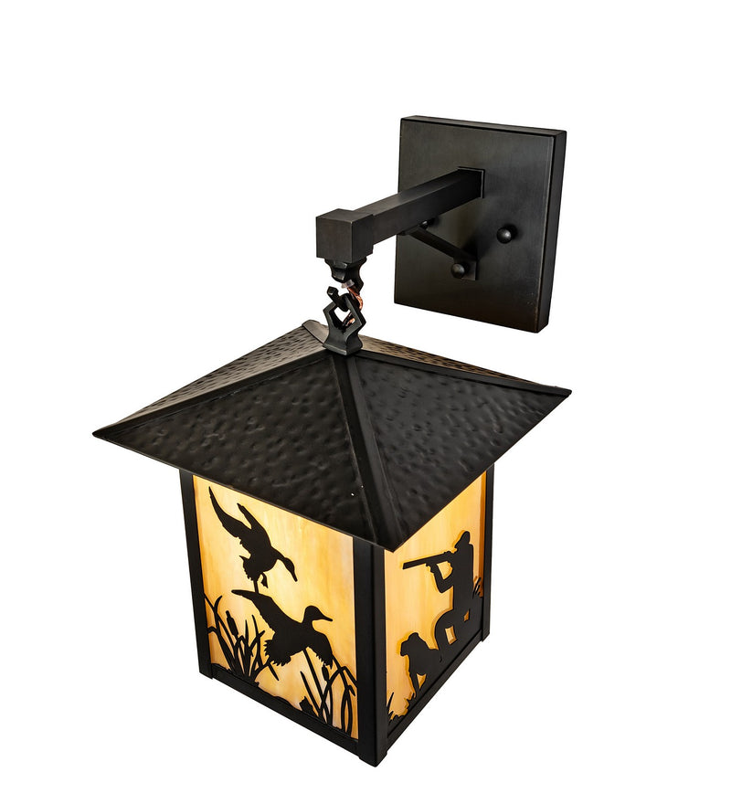 Meyda Tiffany 273845 One Light Wall Sconce, Black Patina