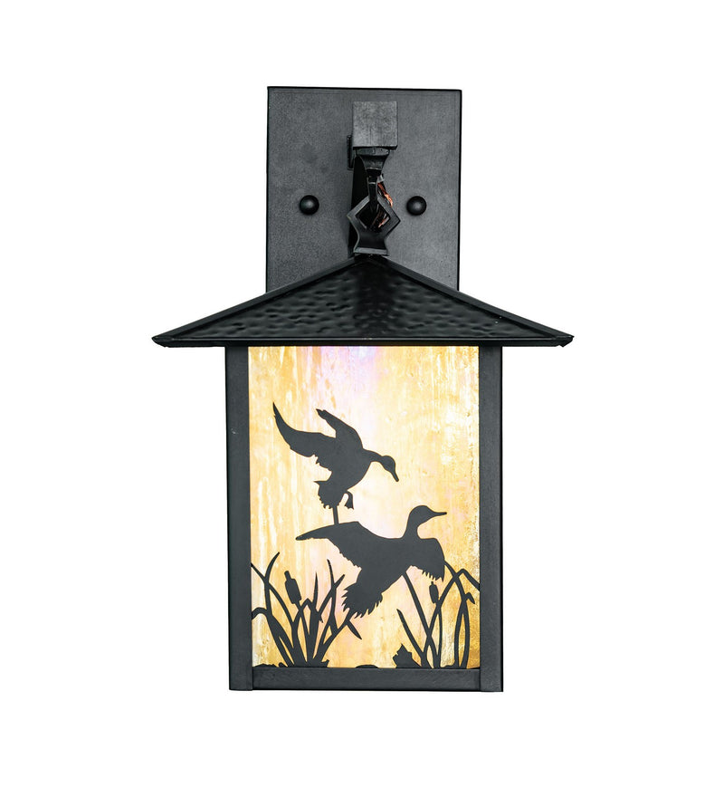 Meyda Tiffany 273845 One Light Wall Sconce, Black Patina