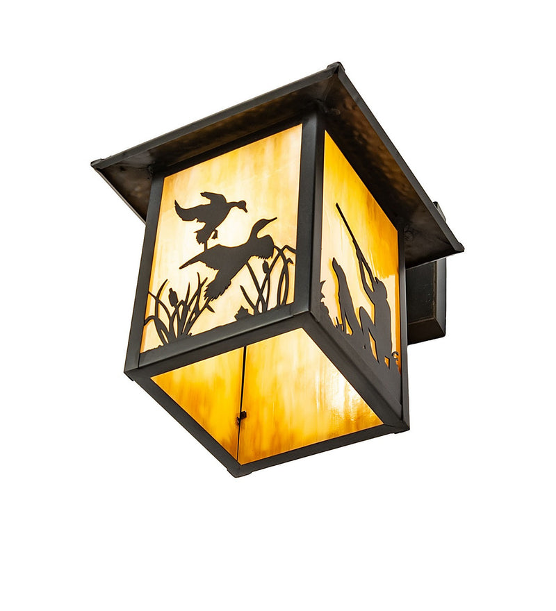 Meyda Tiffany 273845 One Light Wall Sconce, Black Patina
