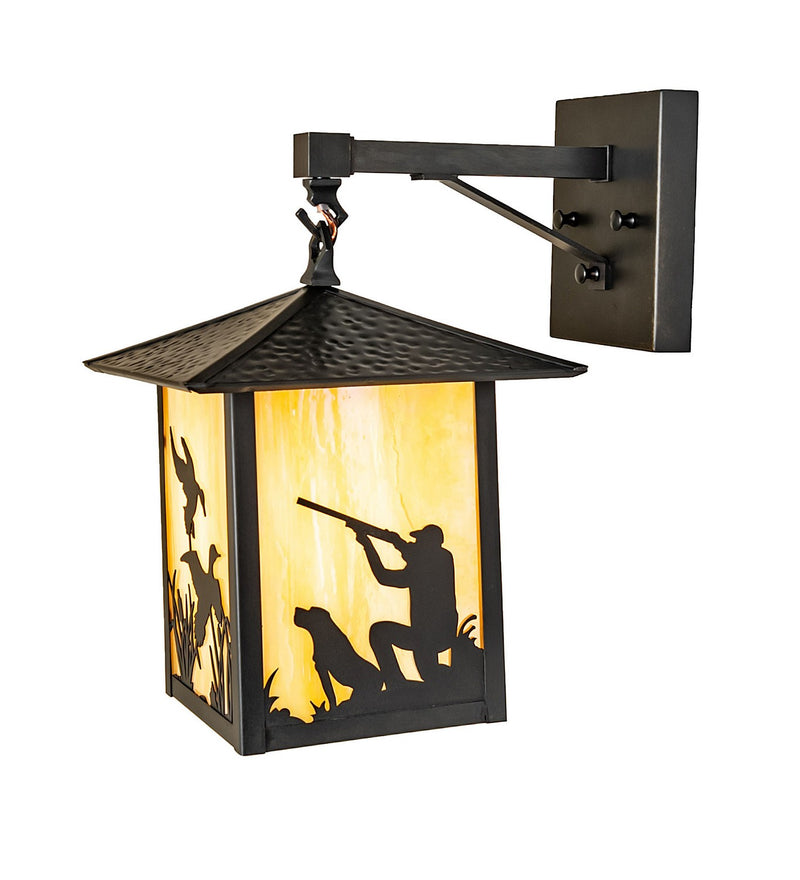Meyda Tiffany 273845 One Light Wall Sconce, Black Patina