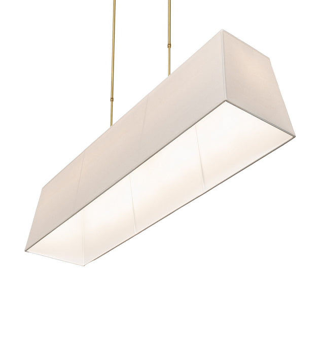 Meyda Tiffany 274088 Eight Light Pendant, Brushed Brass