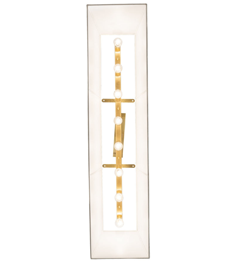 Meyda Tiffany 274088 Eight Light Pendant, Brushed Brass