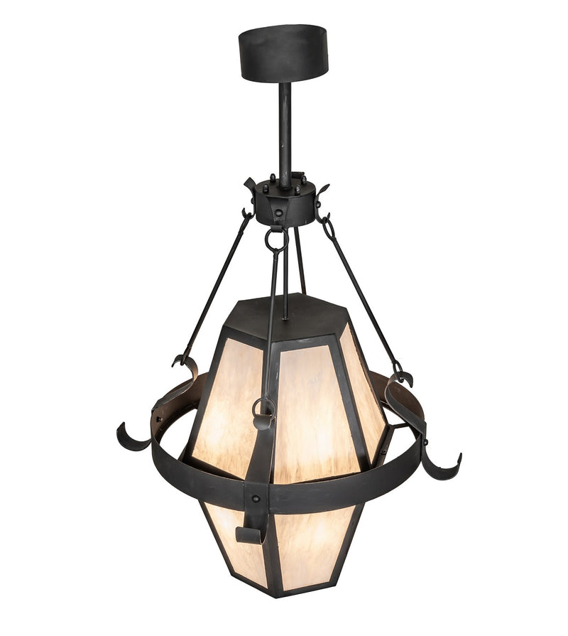 Meyda Tiffany 274428 Eight Light Pendant, Costello Black