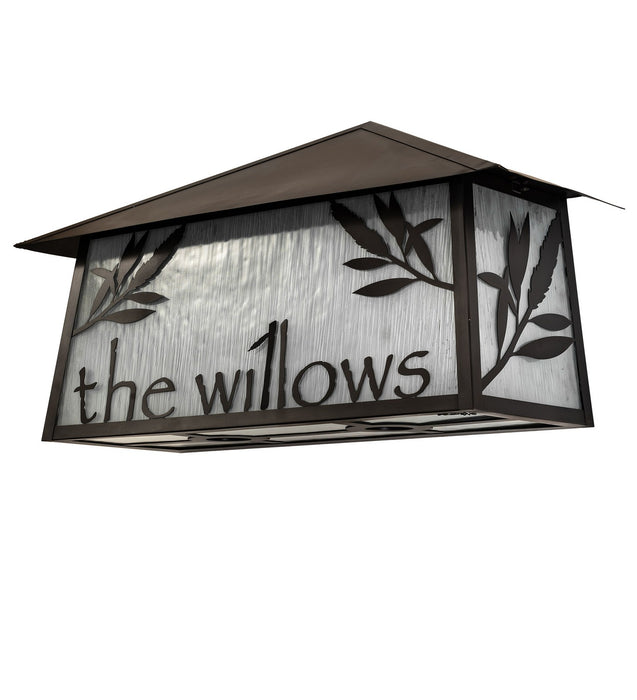 Meyda Tiffany 274716 Six Light Wall Sconce, Craftsman Brown