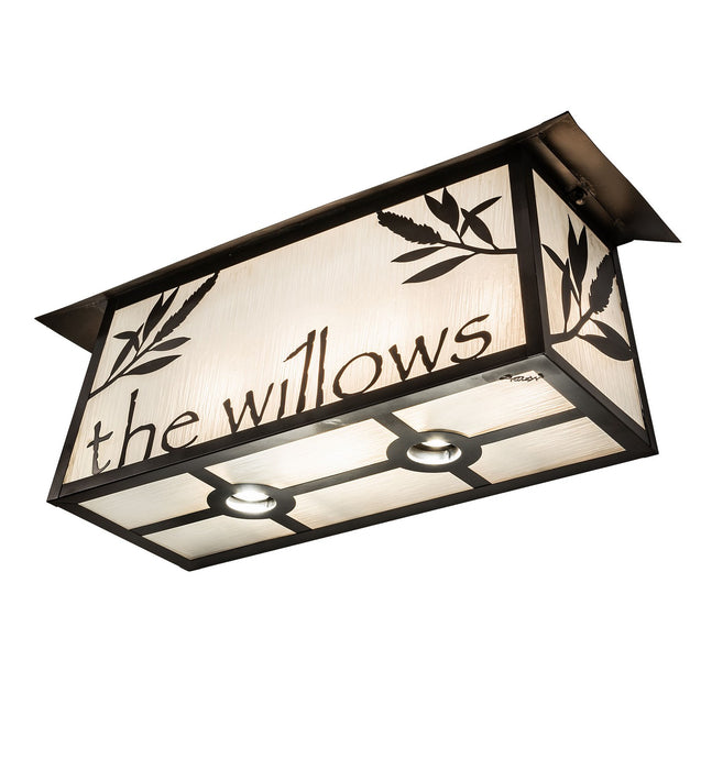 Meyda Tiffany 274716 Six Light Wall Sconce, Craftsman Brown