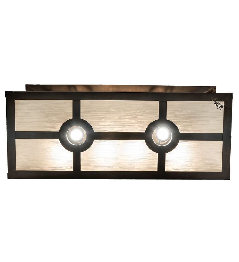 Meyda Tiffany 274716 Six Light Wall Sconce, Craftsman Brown
