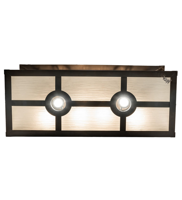 Meyda Tiffany 274716 Six Light Wall Sconce, Craftsman Brown