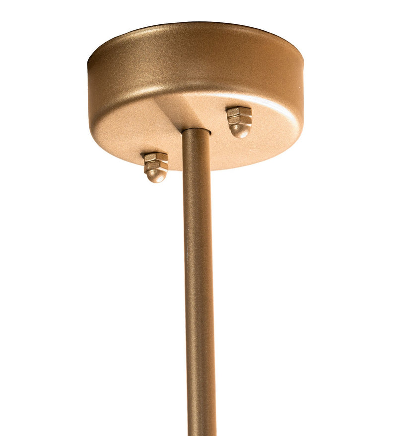 Meyda Tiffany 275011 LED Pendant, Gold Metallic/ Flat Black