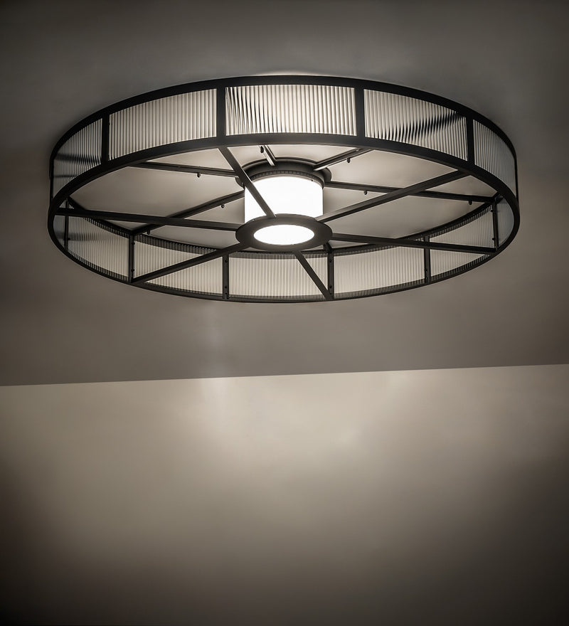 Meyda Tiffany 275197 LED Flushmount, Oil Rubbed Bronze