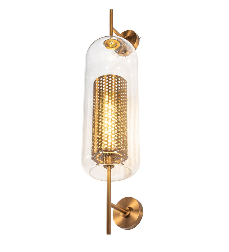 Meyda Tiffany 275273 LED Wall Sconce, Antique Brass
