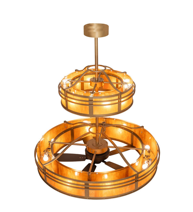 Meyda Tiffany 275830 20 Light Chandel-Air, Gold Metallic