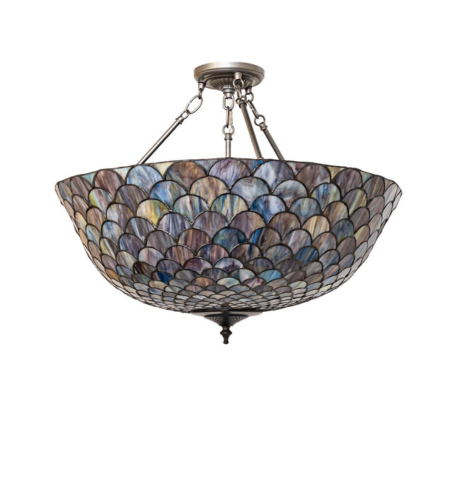 Meyda Tiffany 275981 Three Light Semi-Flushmount