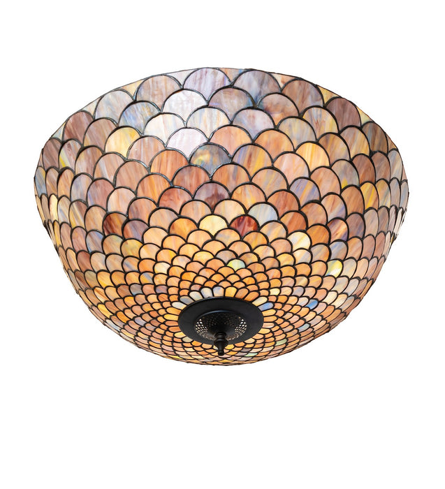 Meyda Tiffany 275981 Three Light Semi-Flushmount