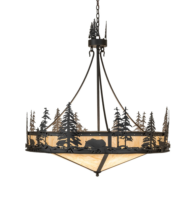 Meyda Tiffany 276264 Six Light Pendant, Oil Rubbed Bronze