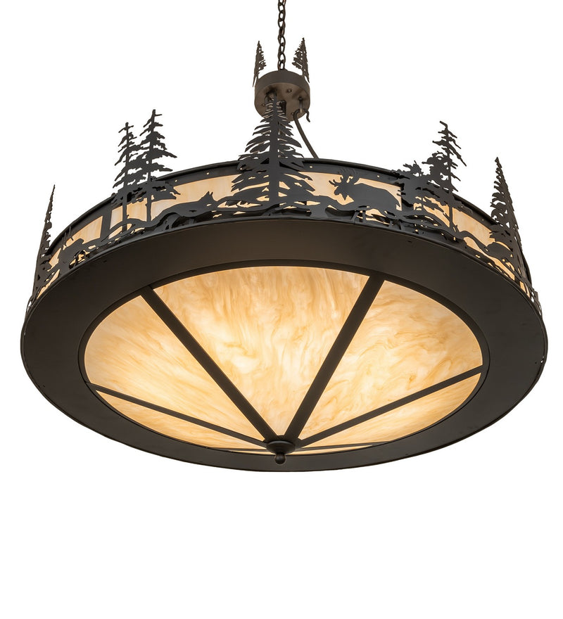 Meyda Tiffany 276264 Six Light Pendant, Oil Rubbed Bronze