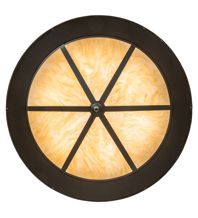 Meyda Tiffany 276264 Six Light Pendant, Oil Rubbed Bronze